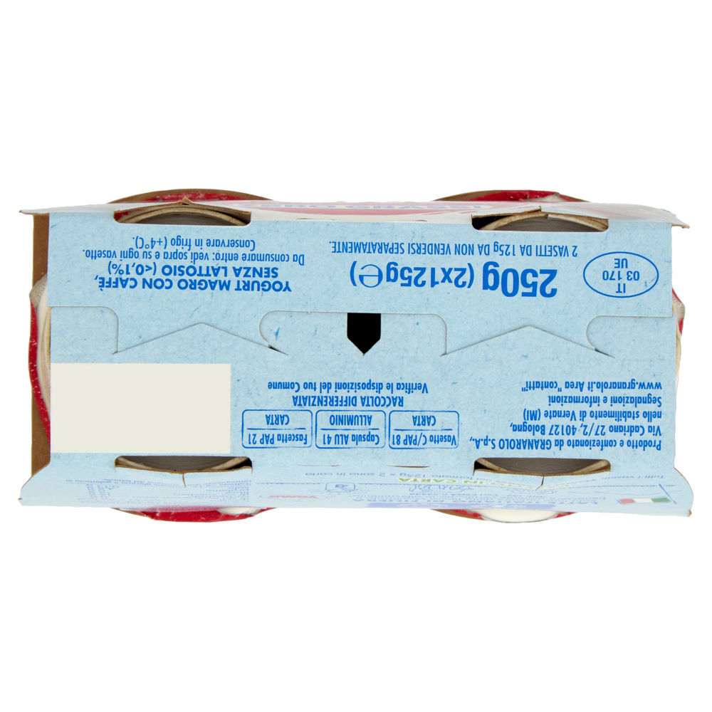 YOGURT YOMO ZERO GRASSI SENZA LATTOSIO CAFFE' 2X125G - 6