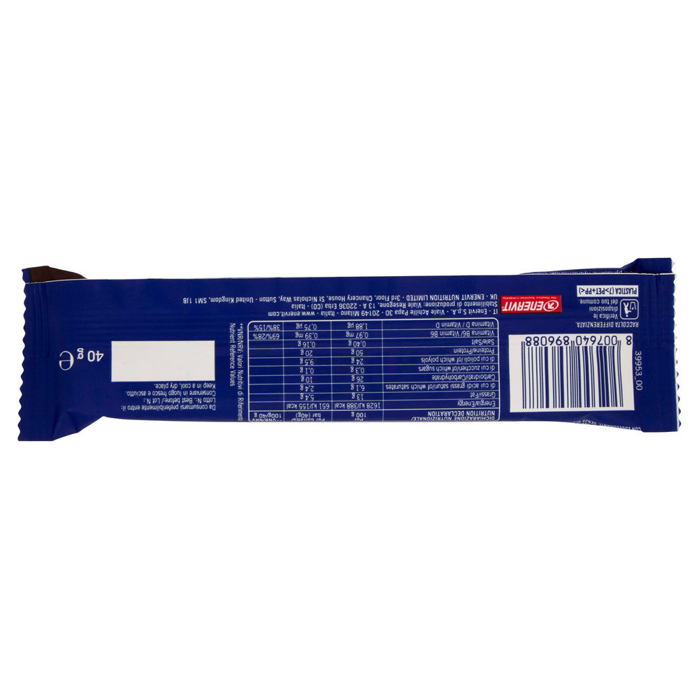 BARRETTA ENERVIT SPORT PROTEIN BAR 50% DARK CHOCO G 40 - 3