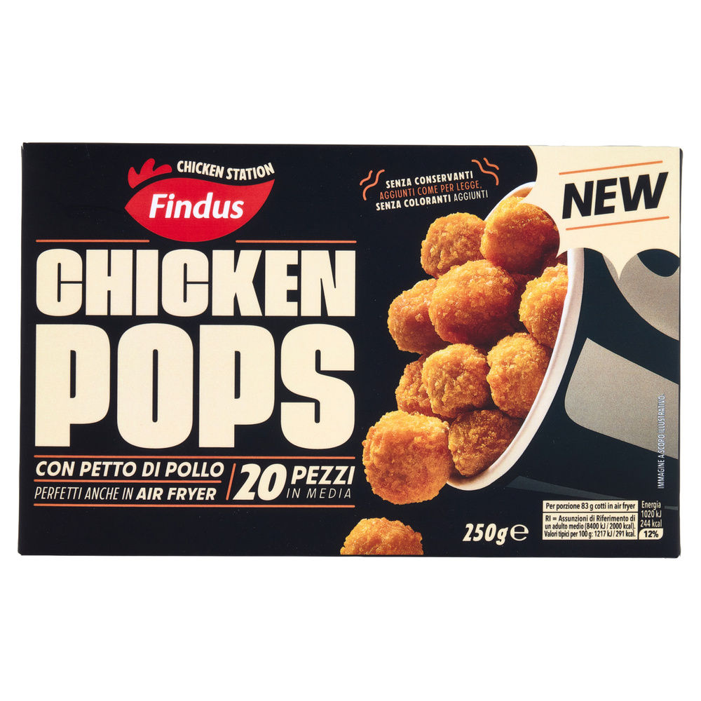 CHICKEN POPS FINDUS 22PZ G 250 - 2