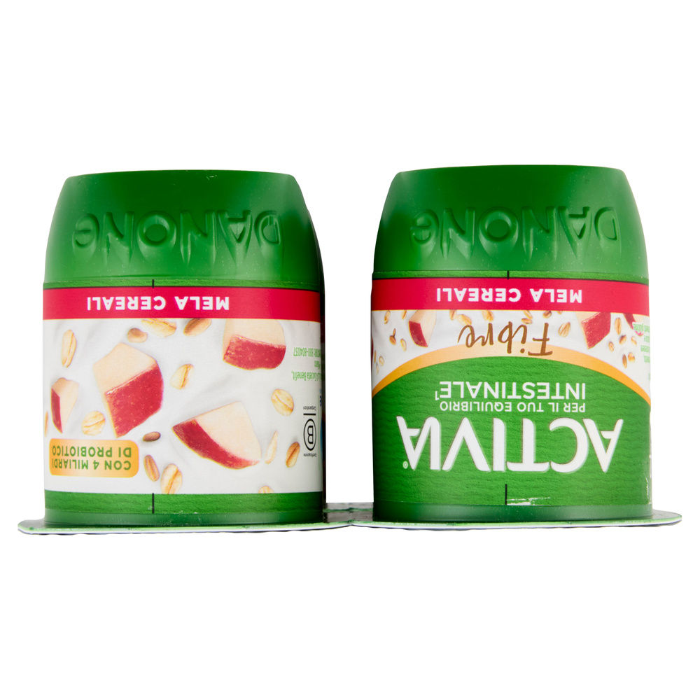 ACTIVIA FIBRE MELA E CEREALI 4X125 G - 6