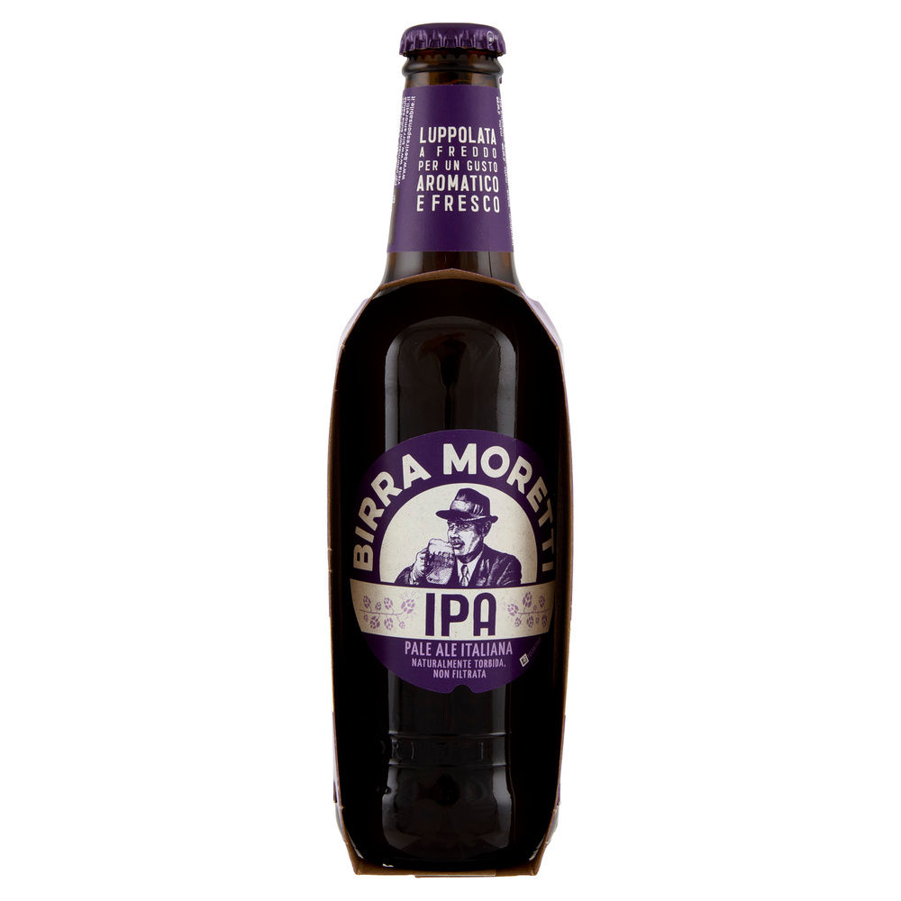 BIRRA MORETTI LA IPA 5,2 GRADI CLUSTER ML 330 X 3 - 3