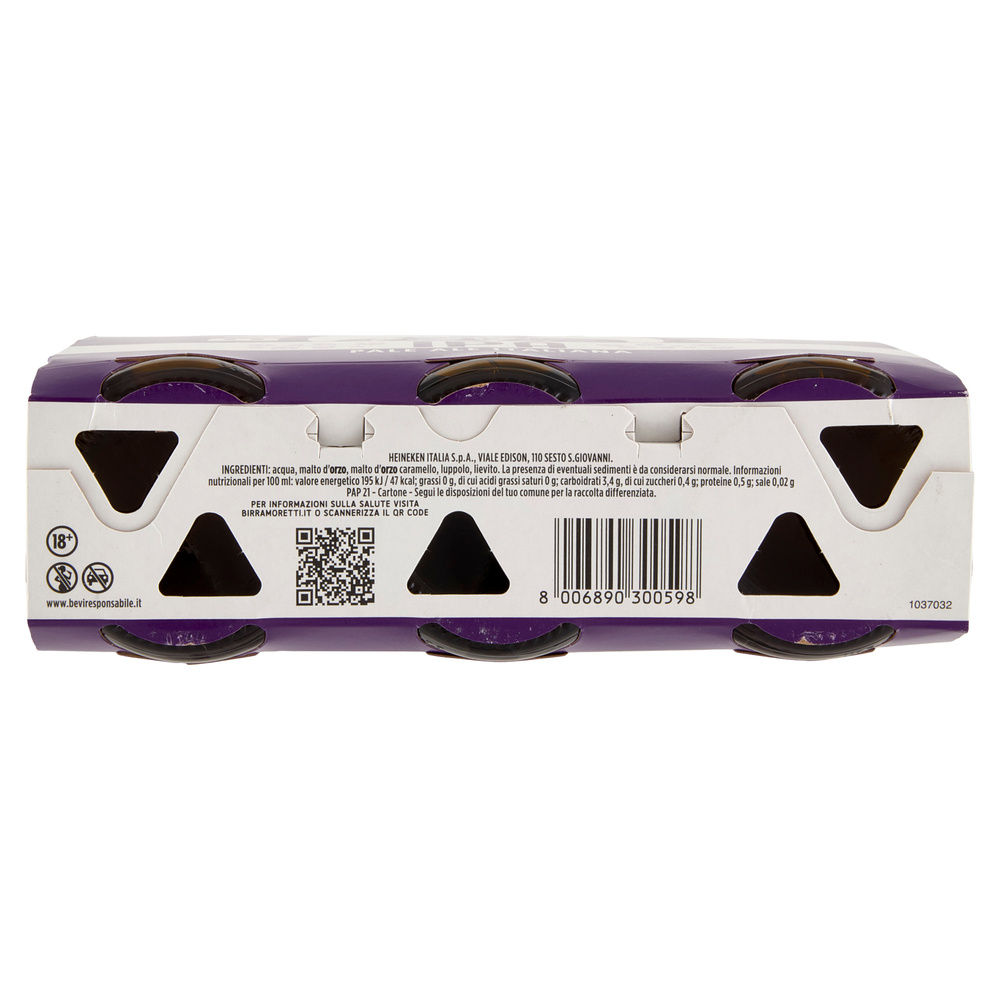 BIRRA MORETTI LA IPA 5,2 GRADI CLUSTER ML 330 X 3 - 7