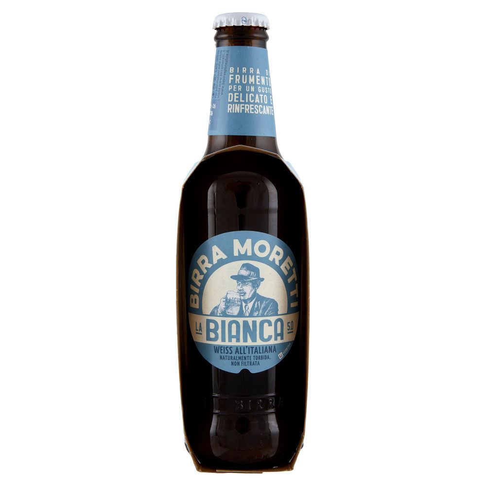 BIRRA MORETTI LA BIANCA 5 GRADI BOTTIGLIA CLUSTER ML 330 X 3 - 5