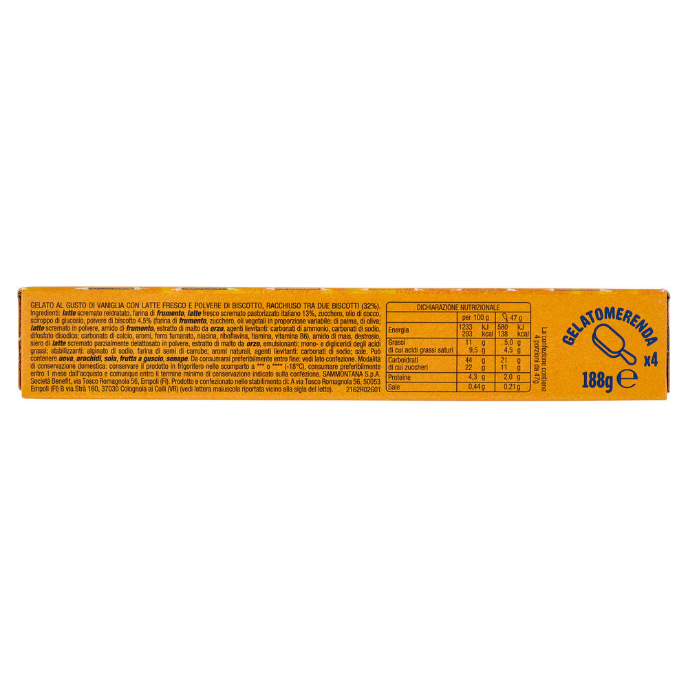 STECCO GELATOMERENDA PLASMON SAMMONTANA G 188 - 7