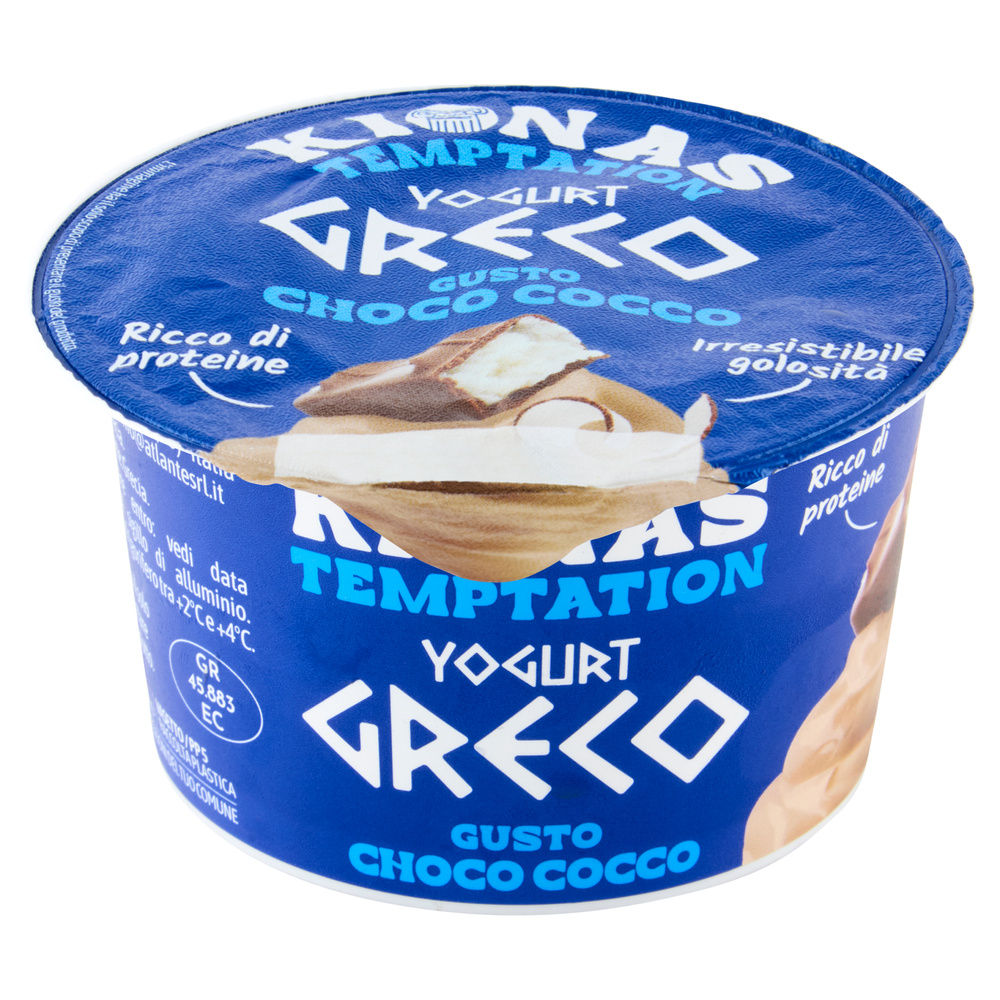 YOGURT GRECO 5% CON COCCO E CACAO KIONAS G 150 - 5