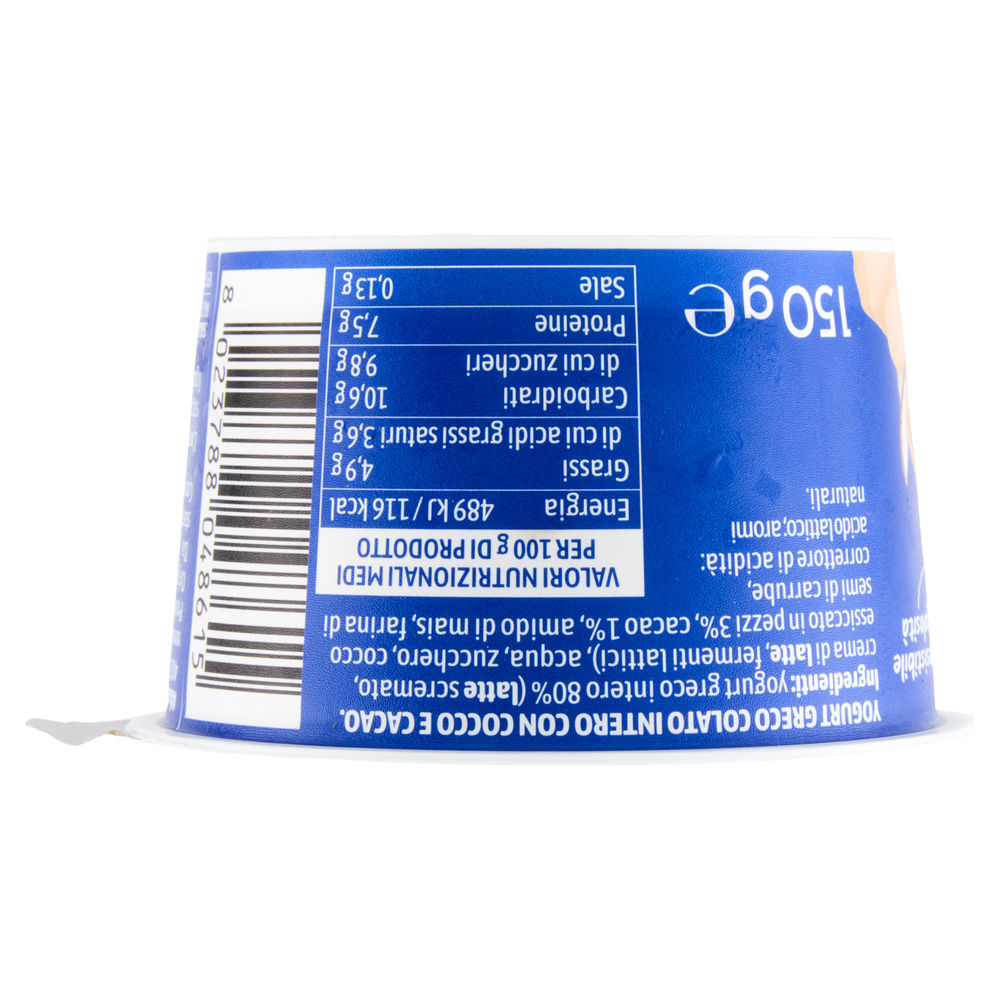 YOGURT GRECO 5% CON COCCO E CACAO KIONAS G 150 - 3