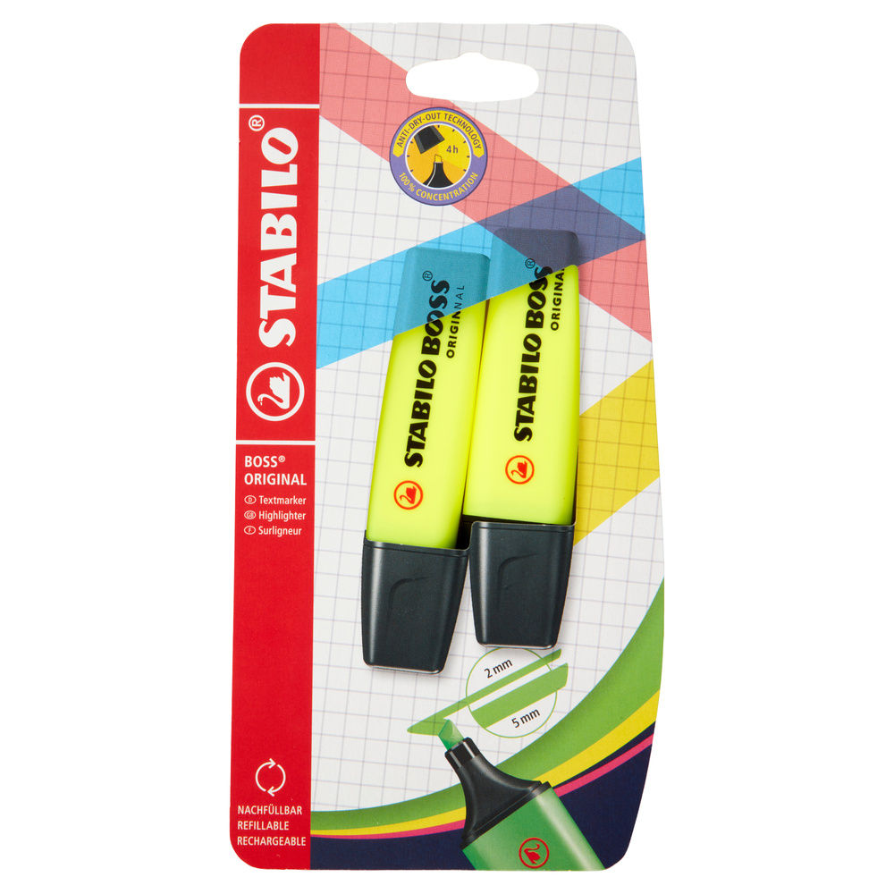 STABILO BL 2 BOSS, GIALLO - 1
