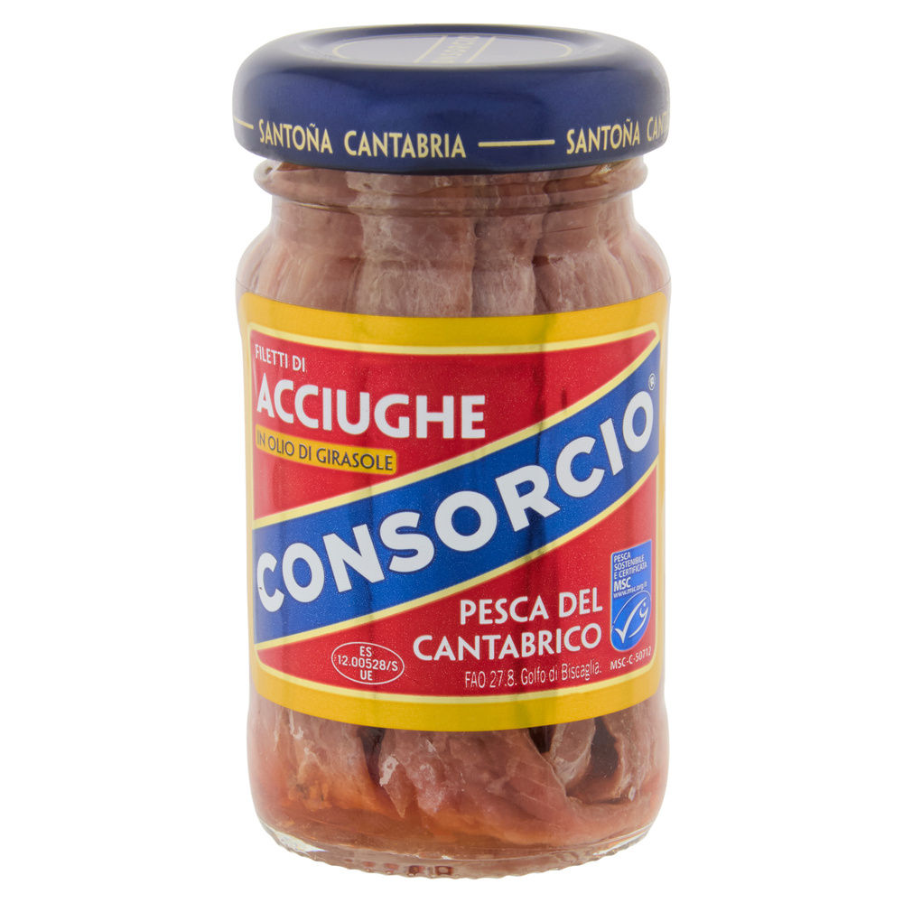 ACCIUGHE IN OLIO DI GIRASOLE MSC CONSORCIO G 65 SGOCC G 42 - 1
