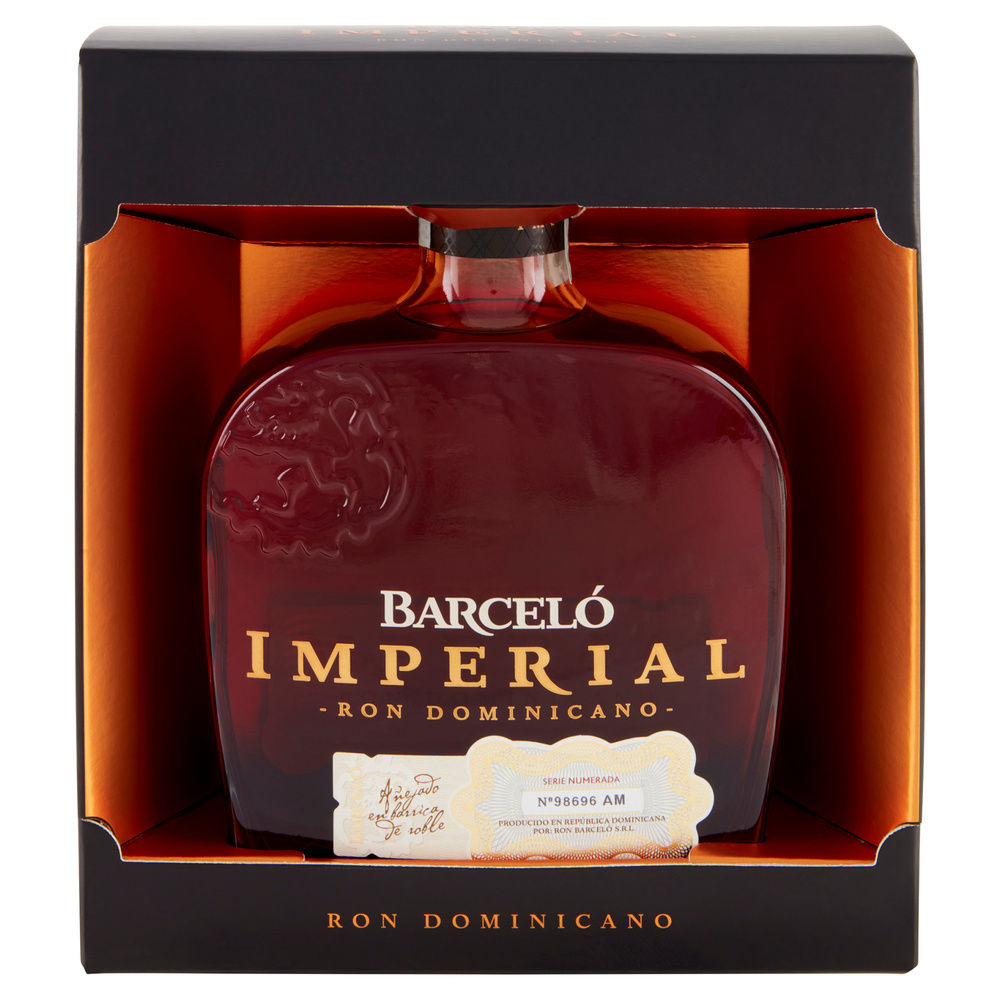 RHUM RON BARCELO' IMPERIAL 38 GRADI BOTTIGLIA ML 700 - 1
