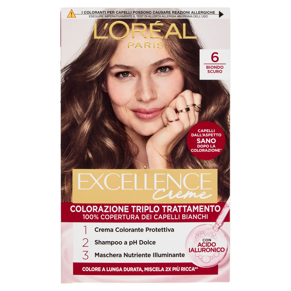 COLORAZIONE L'OREAL EXCELLENCE 6 BIONDO SCURO PZ.1 - 0