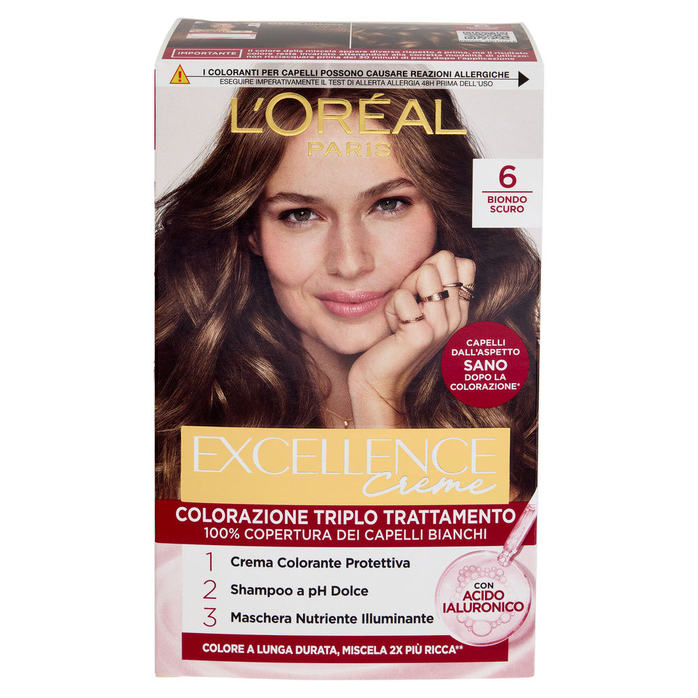 COLORAZIONE L'OREAL EXCELLENCE 6 BIONDO SCURO PZ.1 - 1