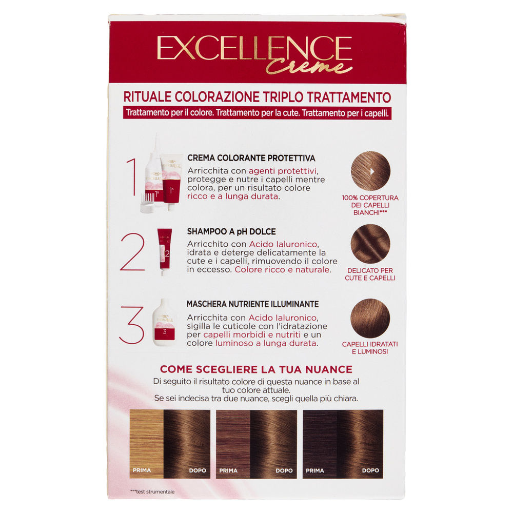 COLORAZIONE L'OREAL EXCELLENCE 6 BIONDO SCURO PZ.1 - 4