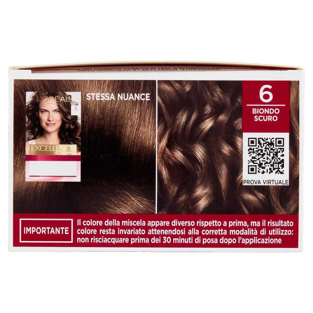 COLORAZIONE L'OREAL EXCELLENCE 6 BIONDO SCURO PZ.1 - 6