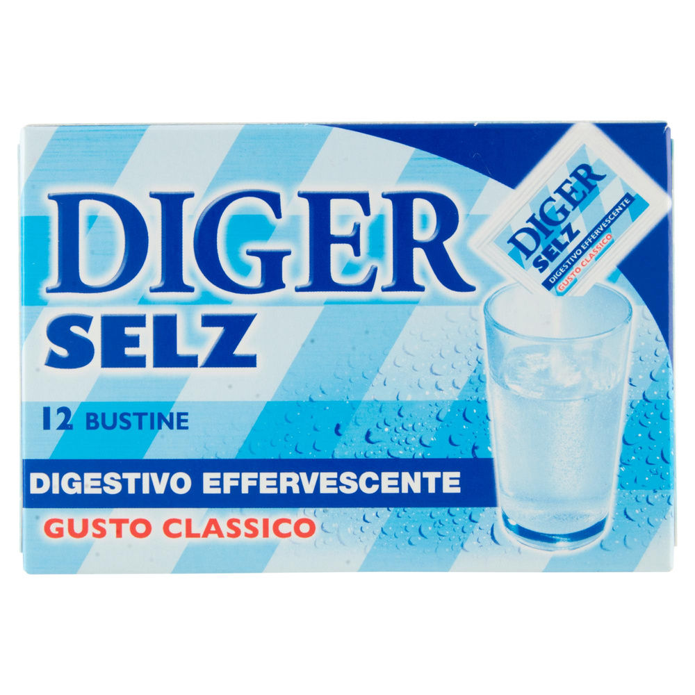DIGESTIVO DIGER SELZ GUSTO CLASSICO DISSETANTE/EFFERVESCENTE X12 BUSTE SC. G 42 - 7