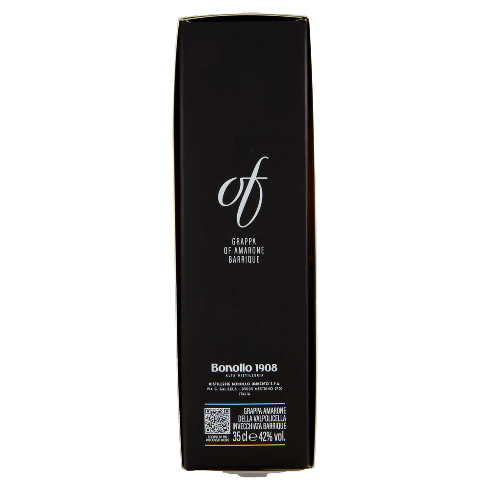 GRAPPA INVECCHIATA AMARONE BARRIQUE 42% VOL. BONOLLO ASTUCCIATO 35CL - 3