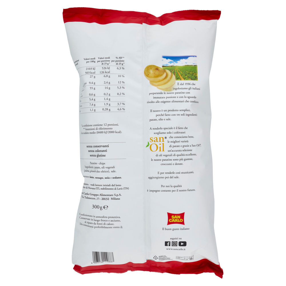 PATATINE CLASSICHE SAN CARLO SACCHETTO  G 300 - 4