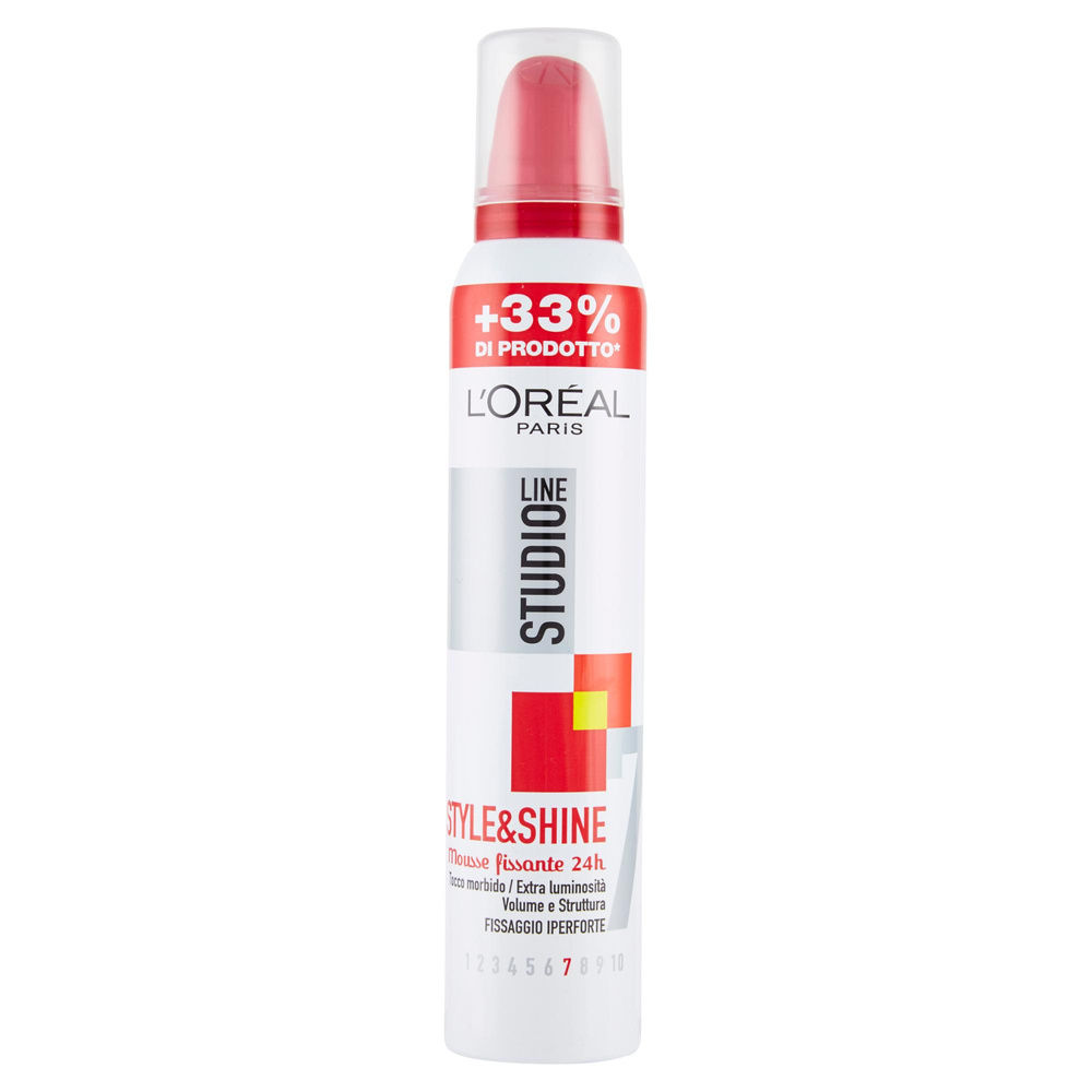 STUDIO LINE  MOUSSE STYLE&SHINE IPERFORTE SPRAY BOMBOLA ML.200 - 2