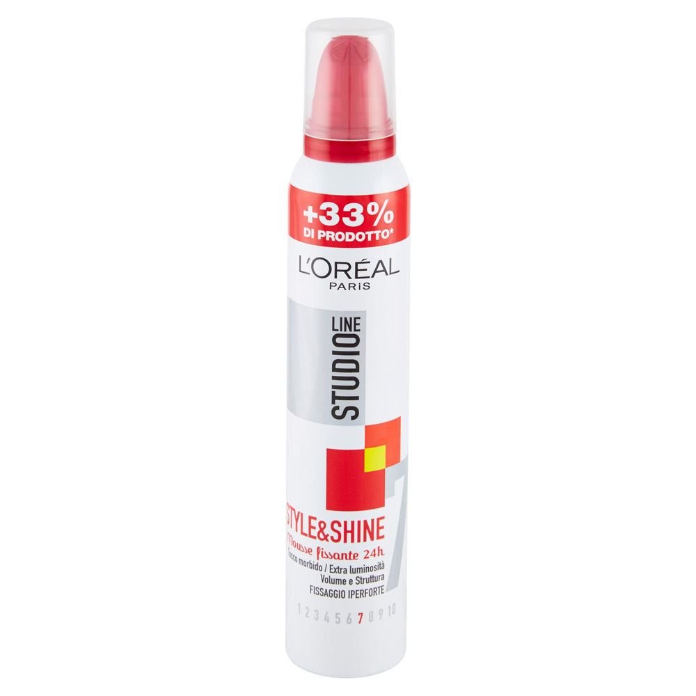 STUDIO LINE  MOUSSE STYLE&SHINE IPERFORTE SPRAY BOMBOLA ML.200 - 5