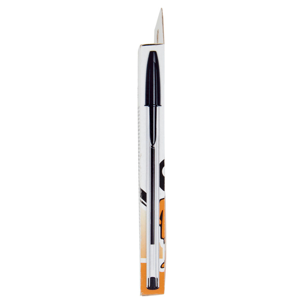 10 PENNE A SFERA BIC CRISTAL ORIGINAL P.MEDIA NERO - 6