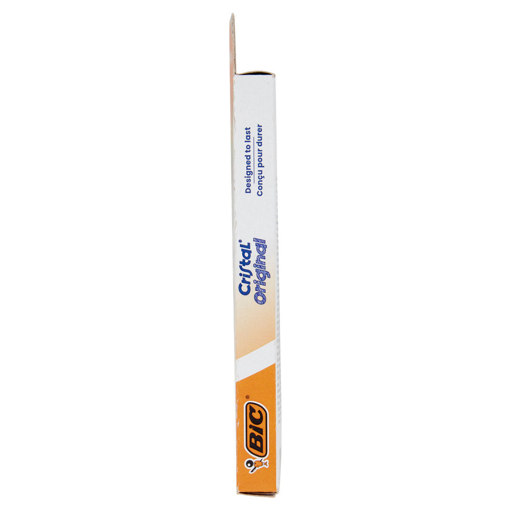 10 PENNE A SFERA BIC CRISTAL ORIGINAL P.MEDIA NERO - 4