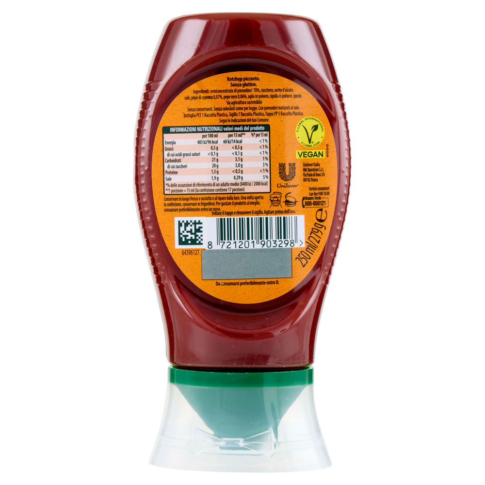 KETCHUP HOT TOP DOWN CALVÈ G 279 ML 250 - 4
