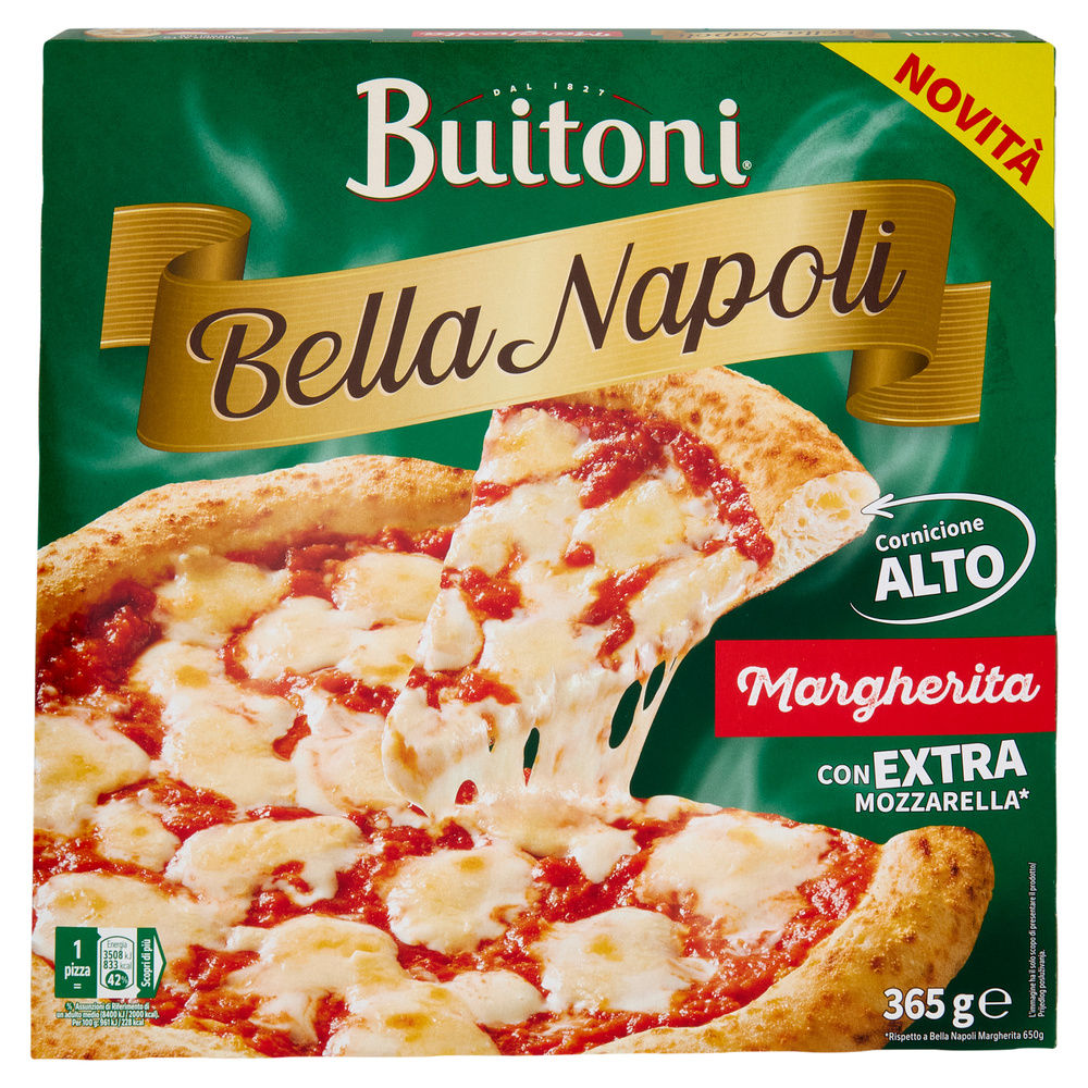PIZZA BELLA NAPOLI MARGHERITA BUITONI G 365 - 1