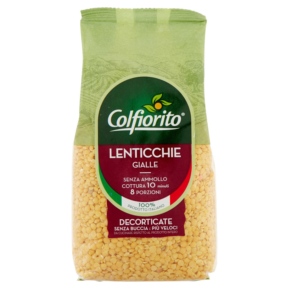 LENTICCHIA GIALLA DECORTICATA COLFIORITO SACCHETTO G 400 - 4