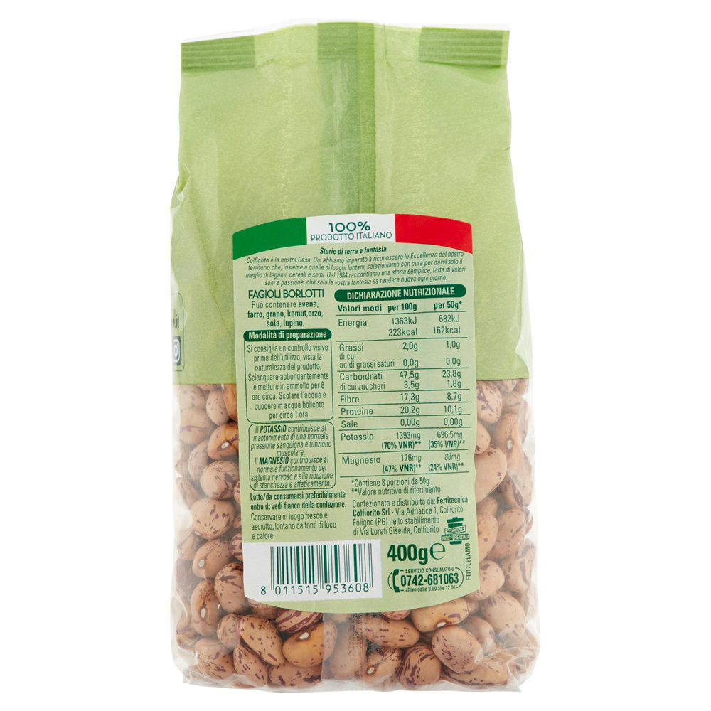 FAGIOLI BORLOTTI LAMON COLFIORITO SH G 400 - 3