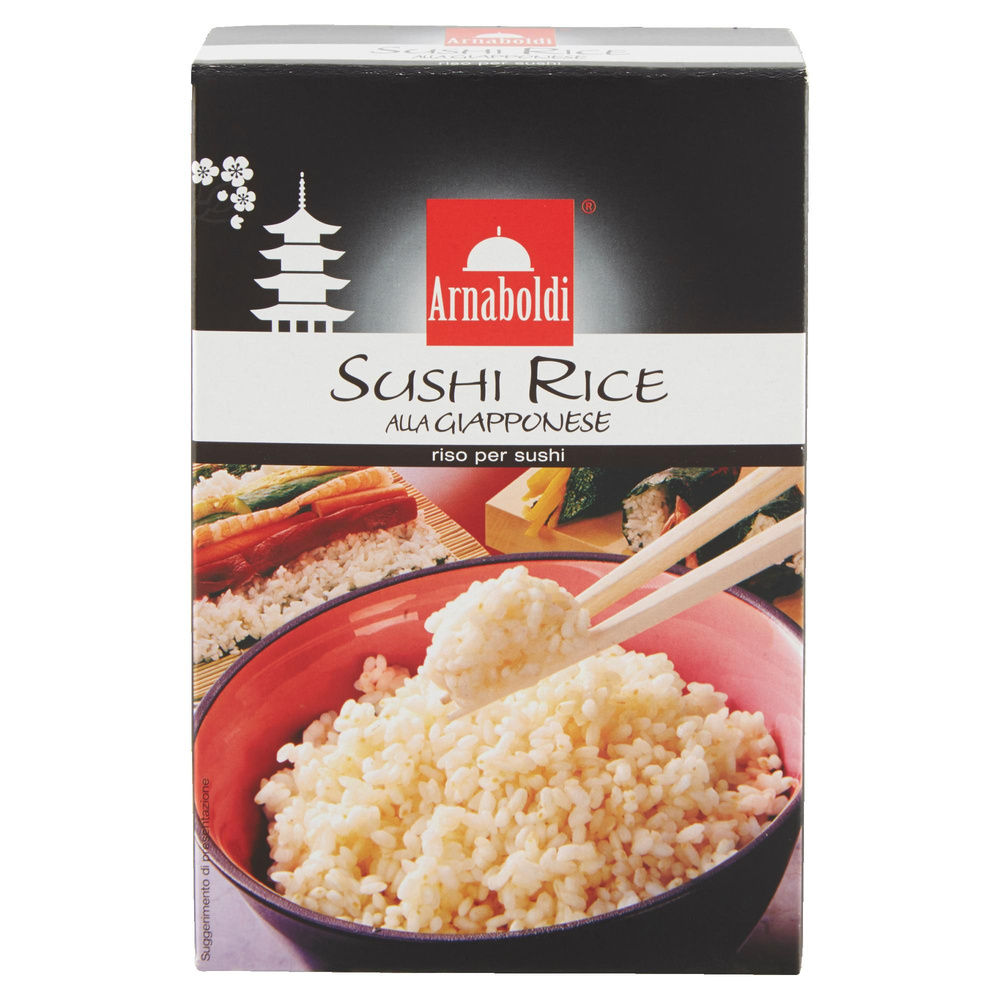 RISO SUSHI RICE ARNABOLDI ORIGINARIO ALLA GIAPPONESE SOTTOVUOTO GR.500 - 1