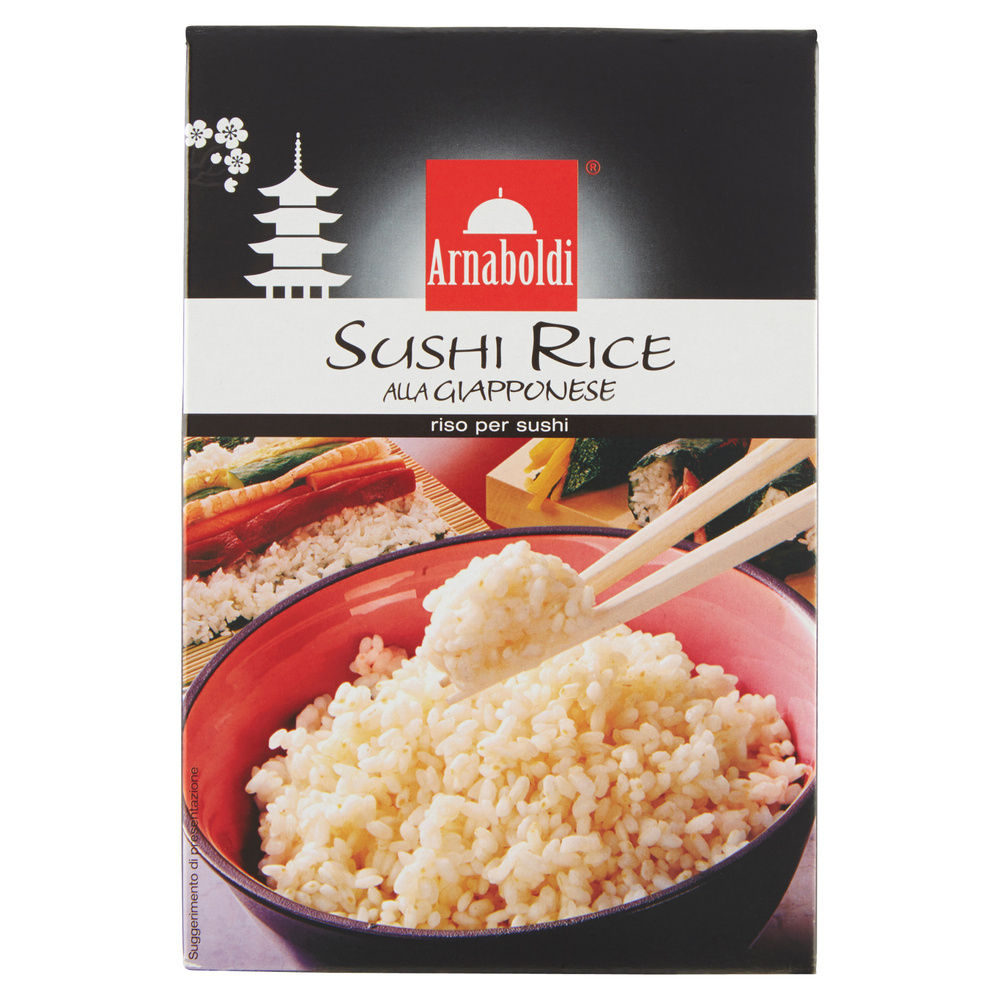 RISO SUSHI RICE ARNABOLDI ORIGINARIO ALLA GIAPPONESE SOTTOVUOTO GR.500 - 0