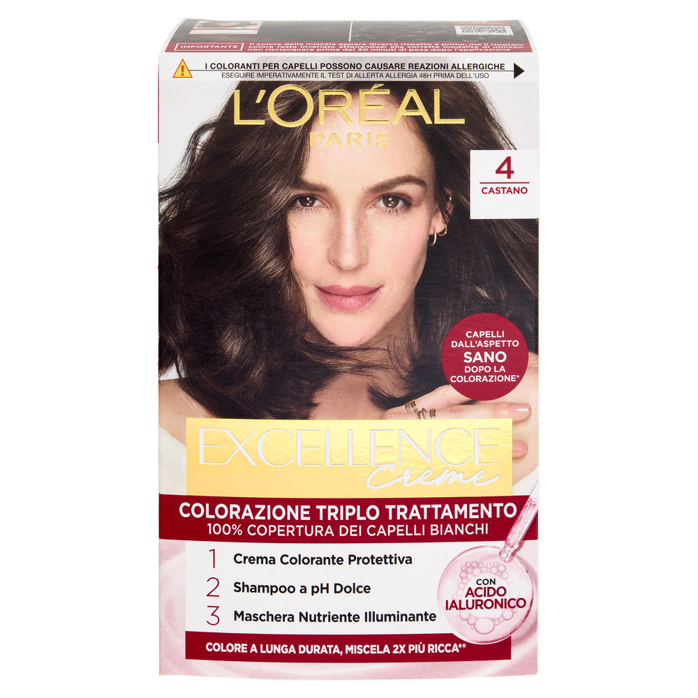 COLORAZIONE L'OREAL EXCELLENCE 4 CASTANO PZ.1 - 4