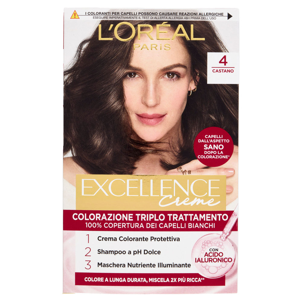 COLORAZIONE L'OREAL EXCELLENCE 4 CASTANO PZ.1 - 5