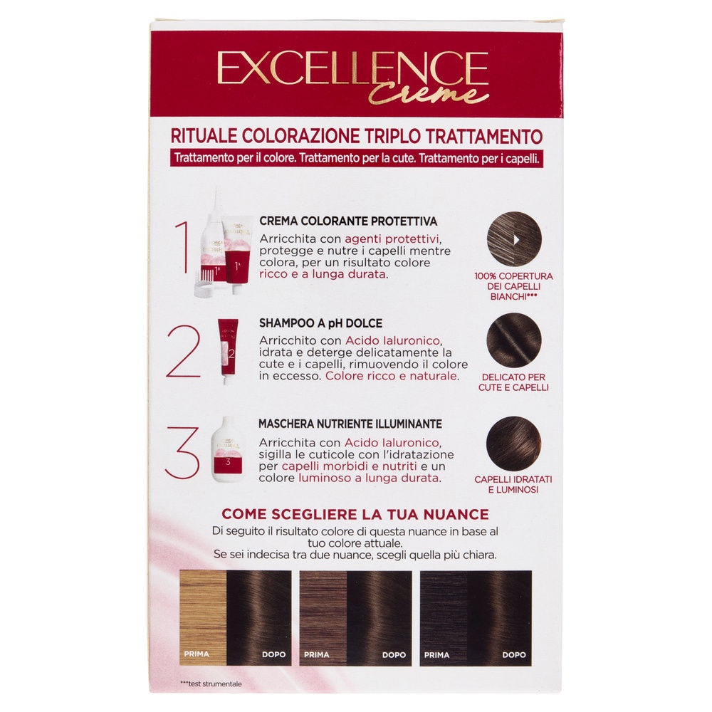 COLORAZIONE L'OREAL EXCELLENCE 4 CASTANO PZ.1 - 7