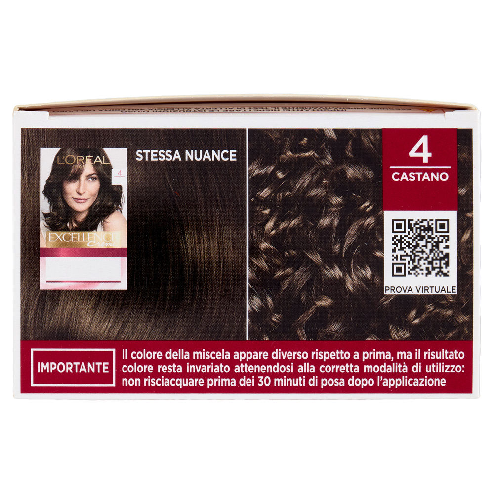 COLORAZIONE L'OREAL EXCELLENCE 4 CASTANO PZ.1 - 2