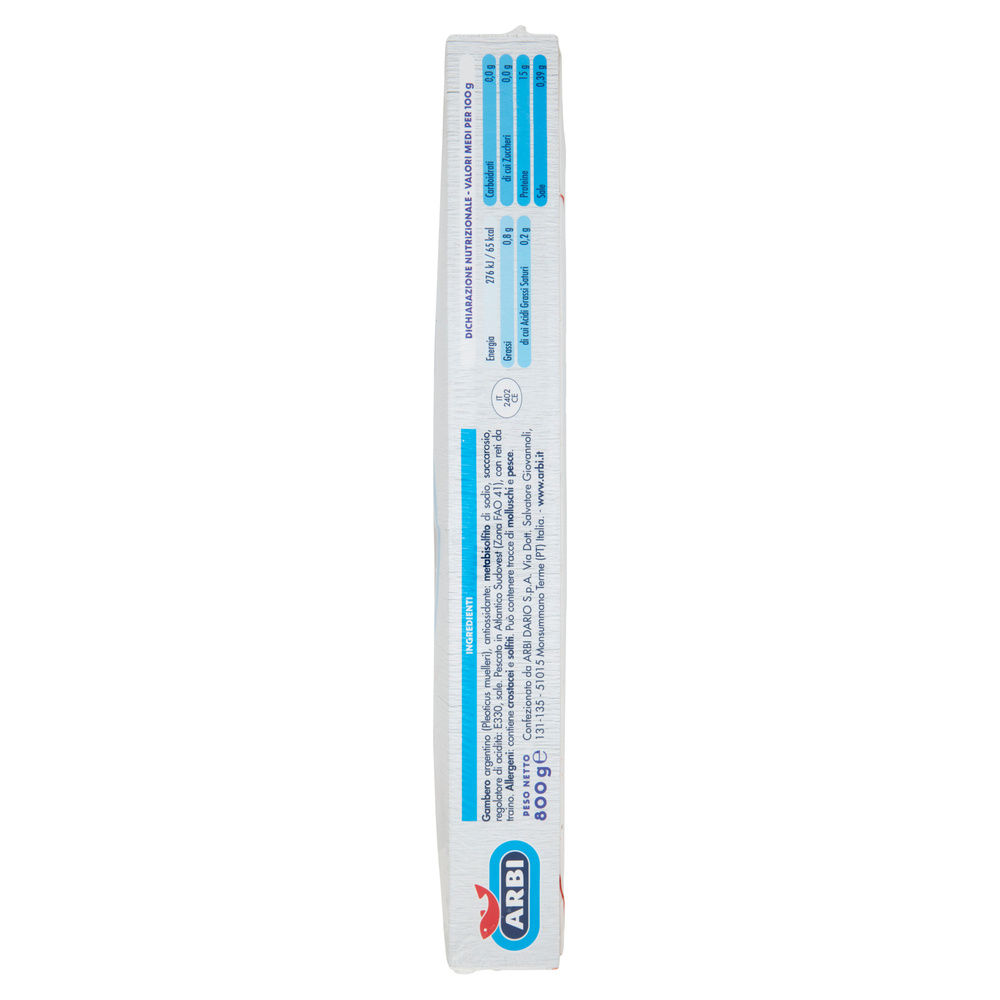 GAMBERO ARGENTINO INTERO L2 - 20/30 ARBI ASTUCCIO G 800 - 5