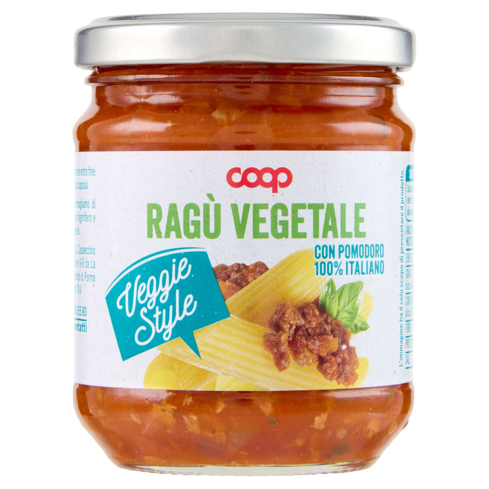 RAGÙ VEGETALE ALLA SOIA VEGGIE STYLE COOP G 190 - 2