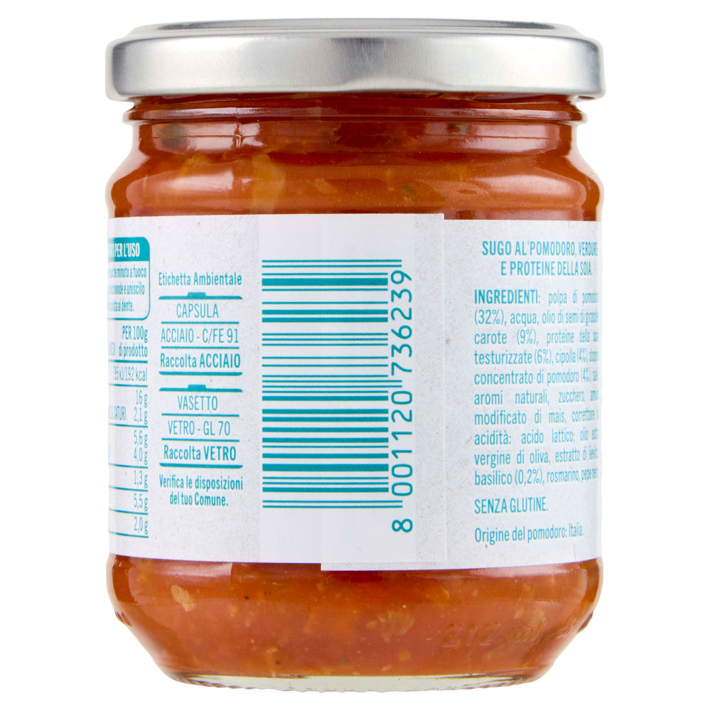 RAGÙ VEGETALE ALLA SOIA VEGGIE STYLE COOP G 190 - 4