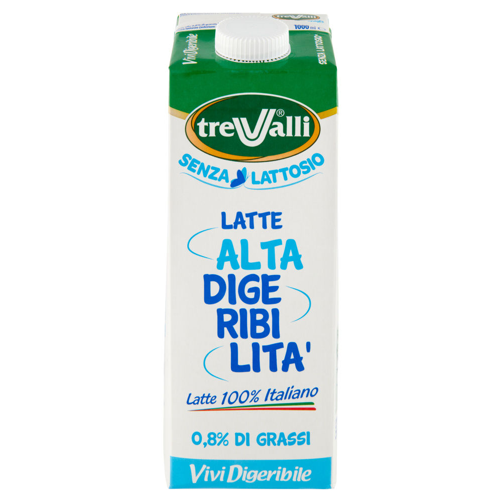 LATTE UHT ALTA DIGERIBILITA' TRE VALLI TETRAEDGE L 1 - 5