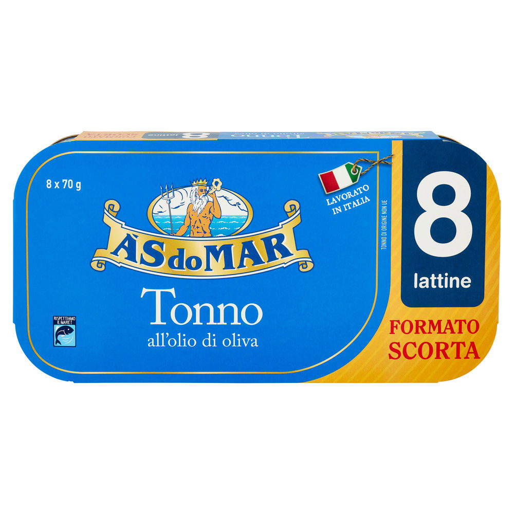 TONNO ALL'OLIO DI OLIVA AS DOMAR G70X8 - 1