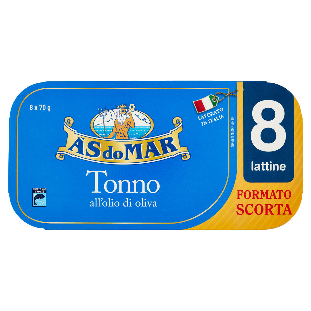 TONNO ALL'OLIO DI OLIVA AS DOMAR G70X8 - 2