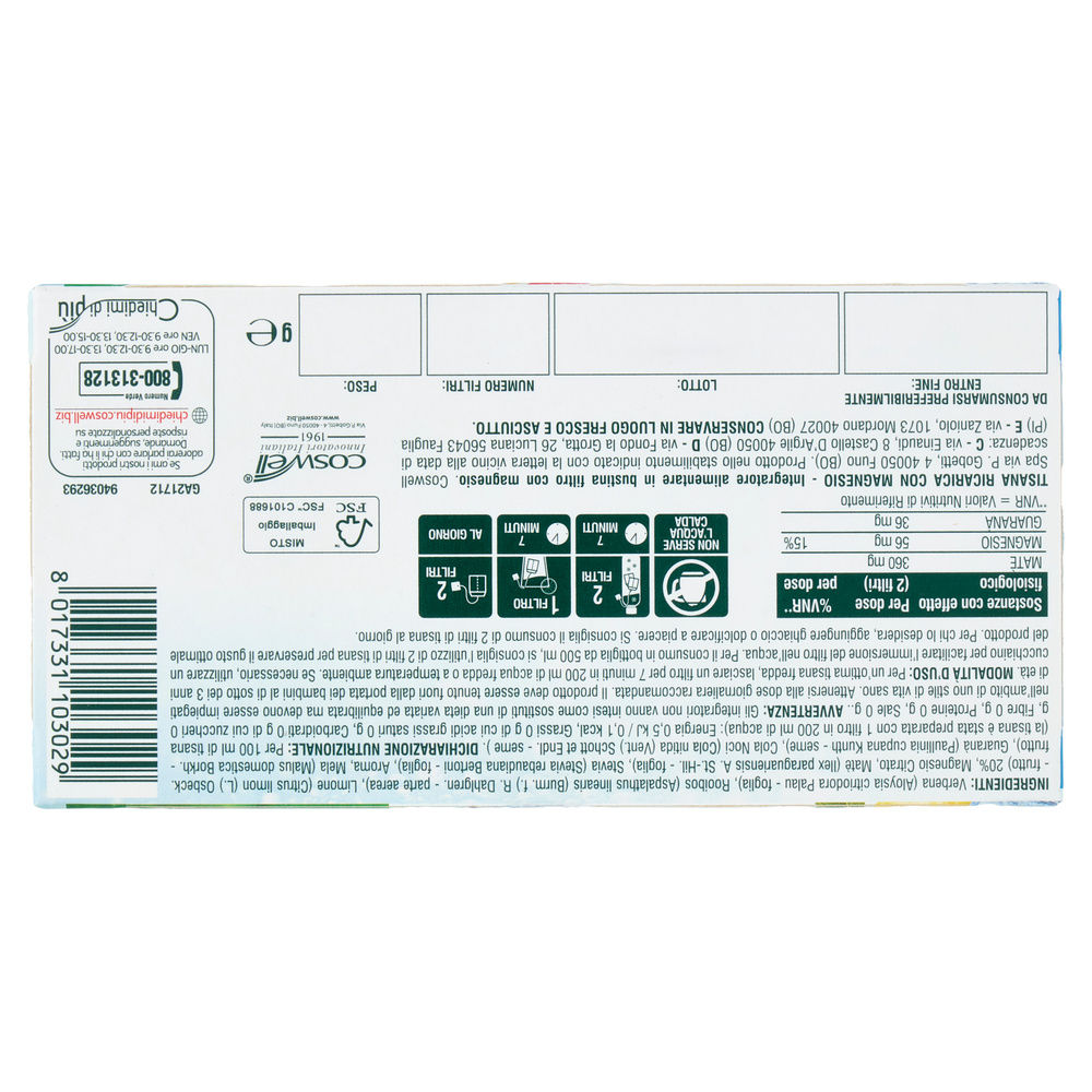 TISANA FREDDA L'ANGELICA RIC CON MAGNESIO 18FF G36 - 2