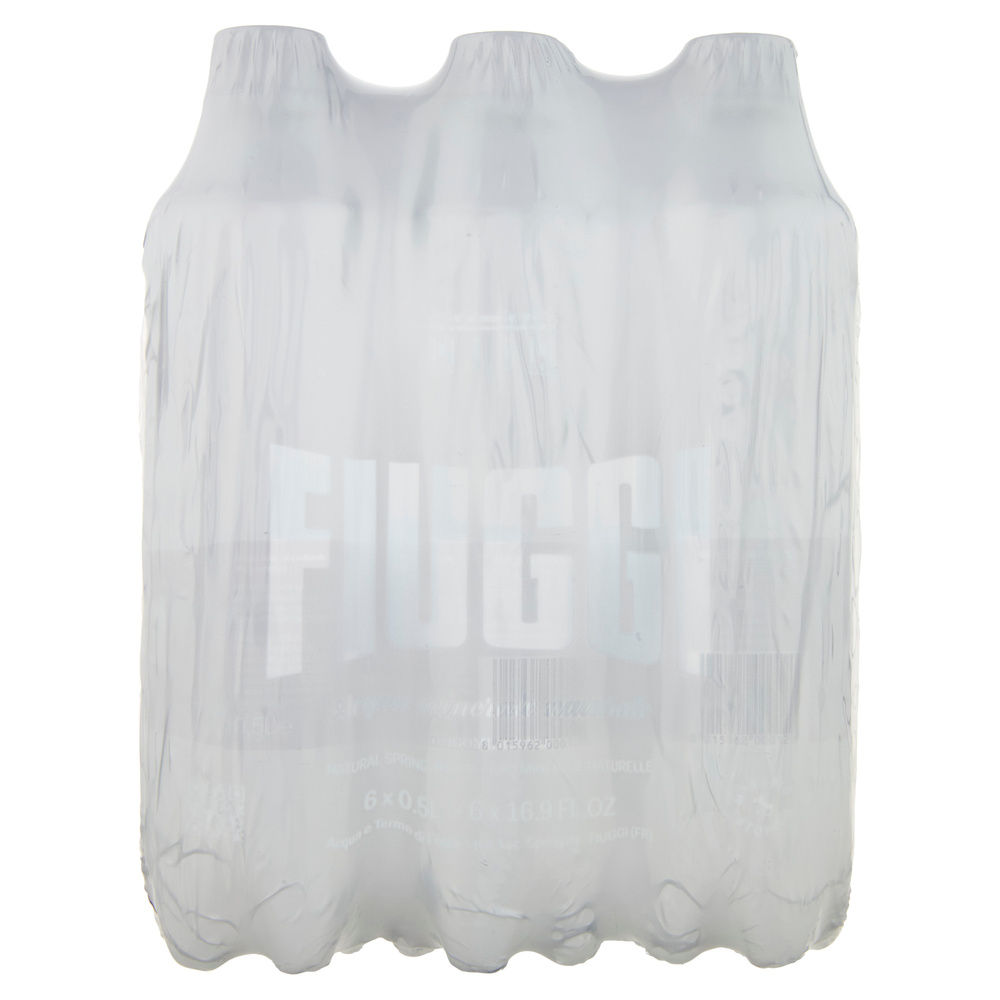 ACQUA MINERALE NATURALE FIUGGI CLUSTER ML 500 X 6 - 2