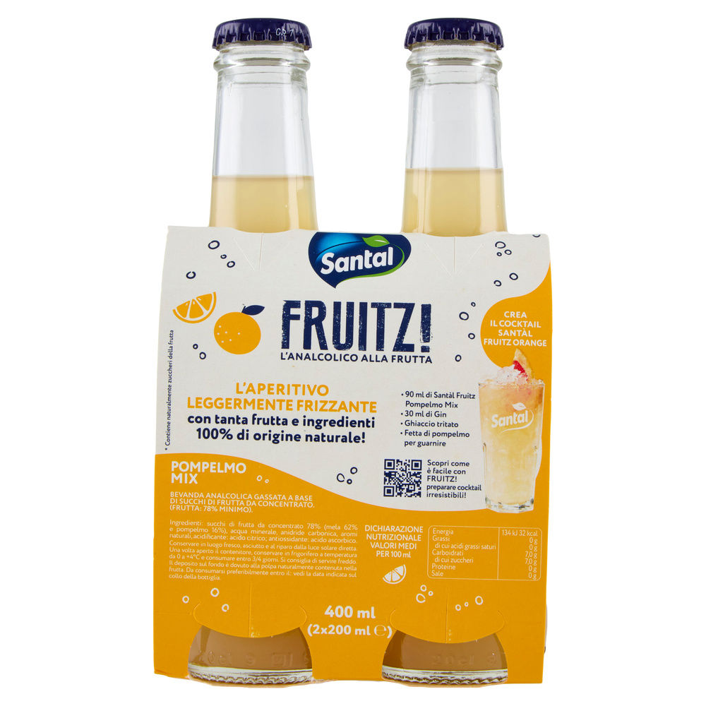 SANTAL FRUITZ POMPELMO MIX ML 200X2 - 4