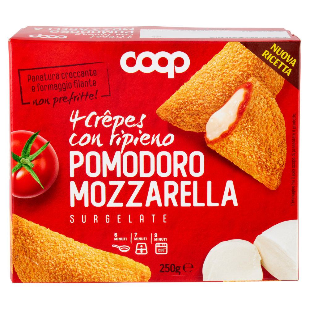 CREPES POMODORO E MOZZARELLA COOP PZ 4 SURG. G 250 - 1