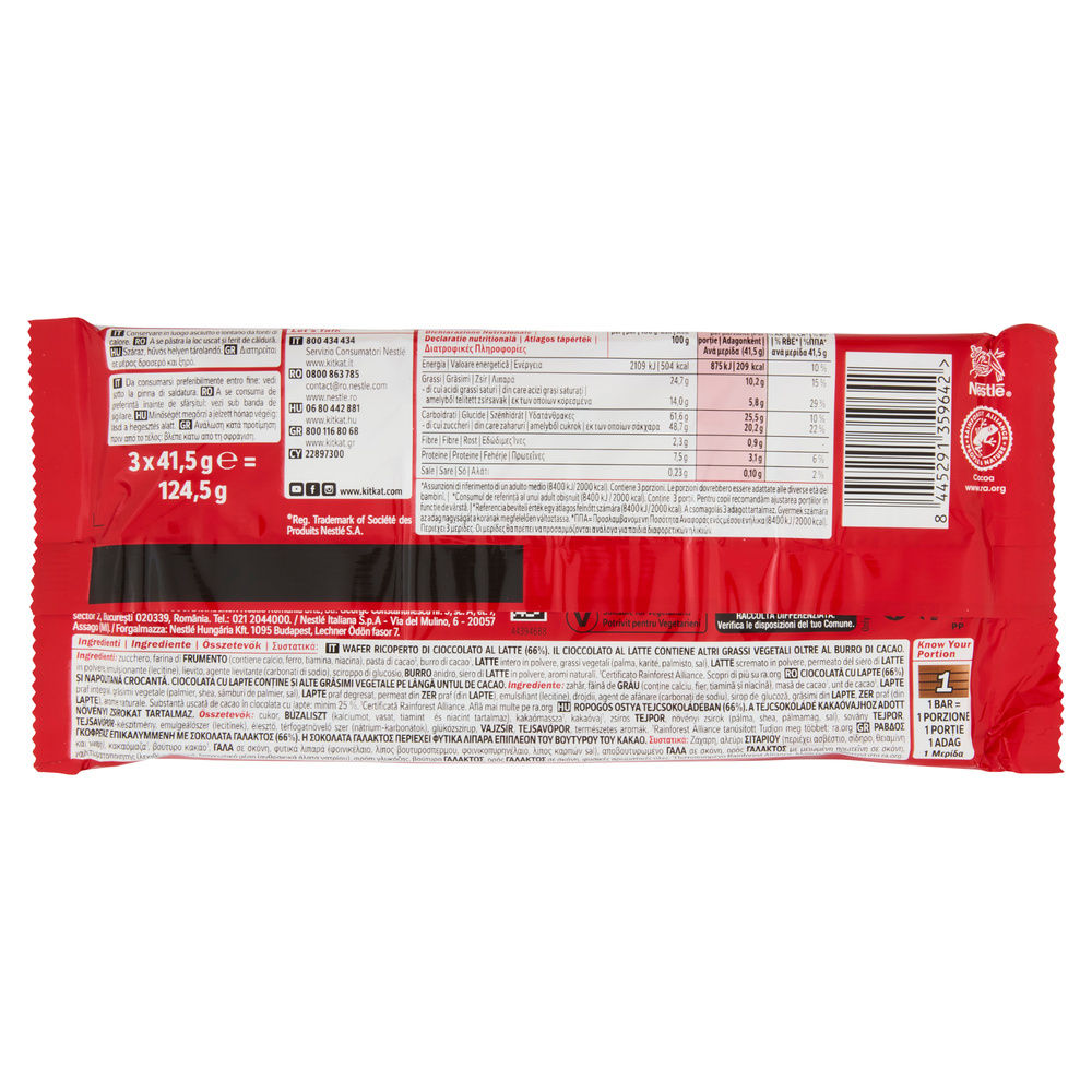 KIT KAT TRIO NESTLÈ G124,5 - 5