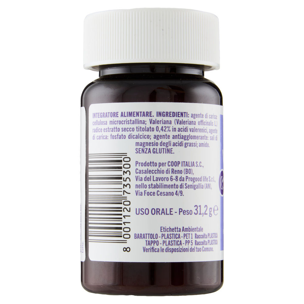 INTEGRATORE ALIMENTARE A BASE DI VALERIANA COOP G31,2 - 3