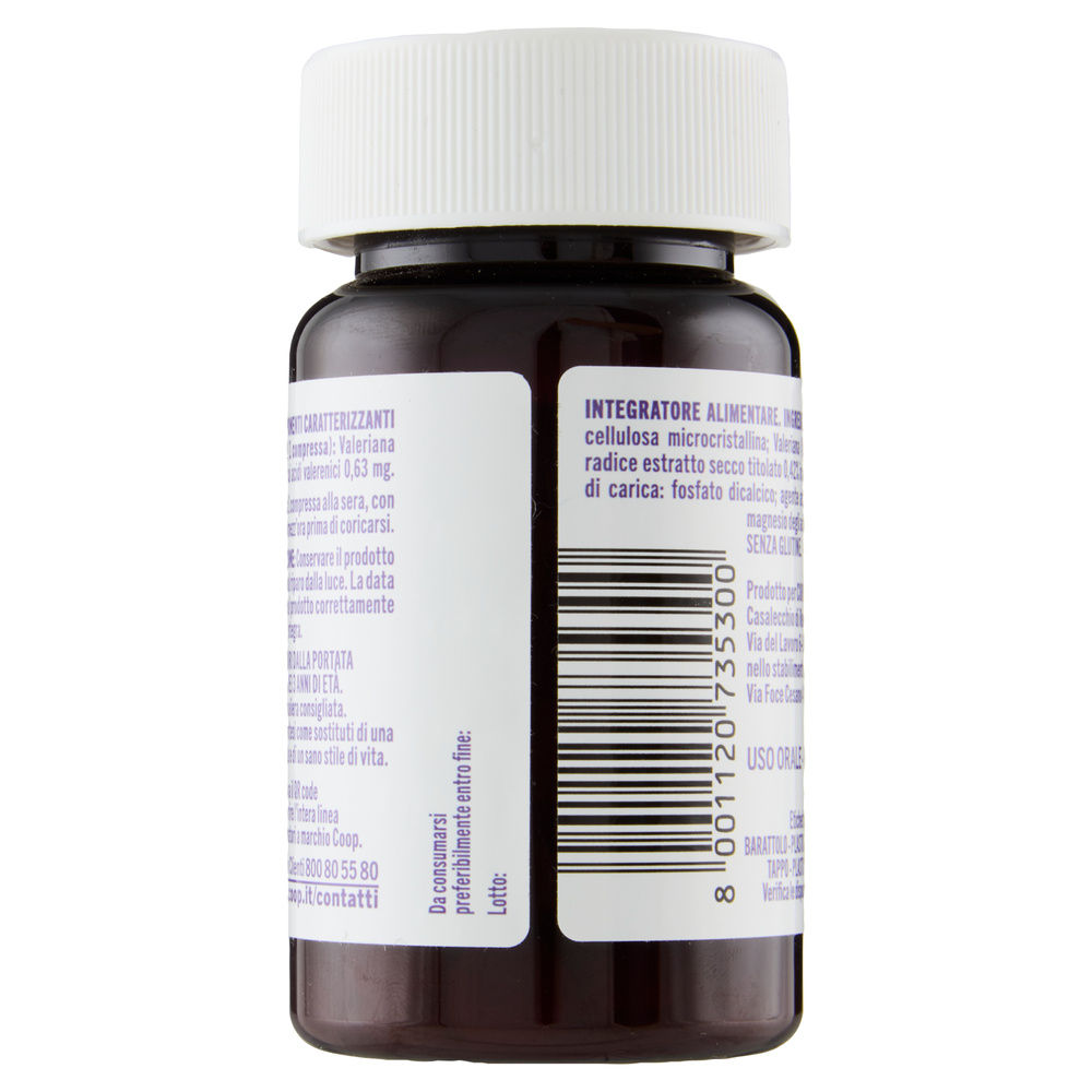 INTEGRATORE ALIMENTARE A BASE DI VALERIANA COOP G31,2 - 4