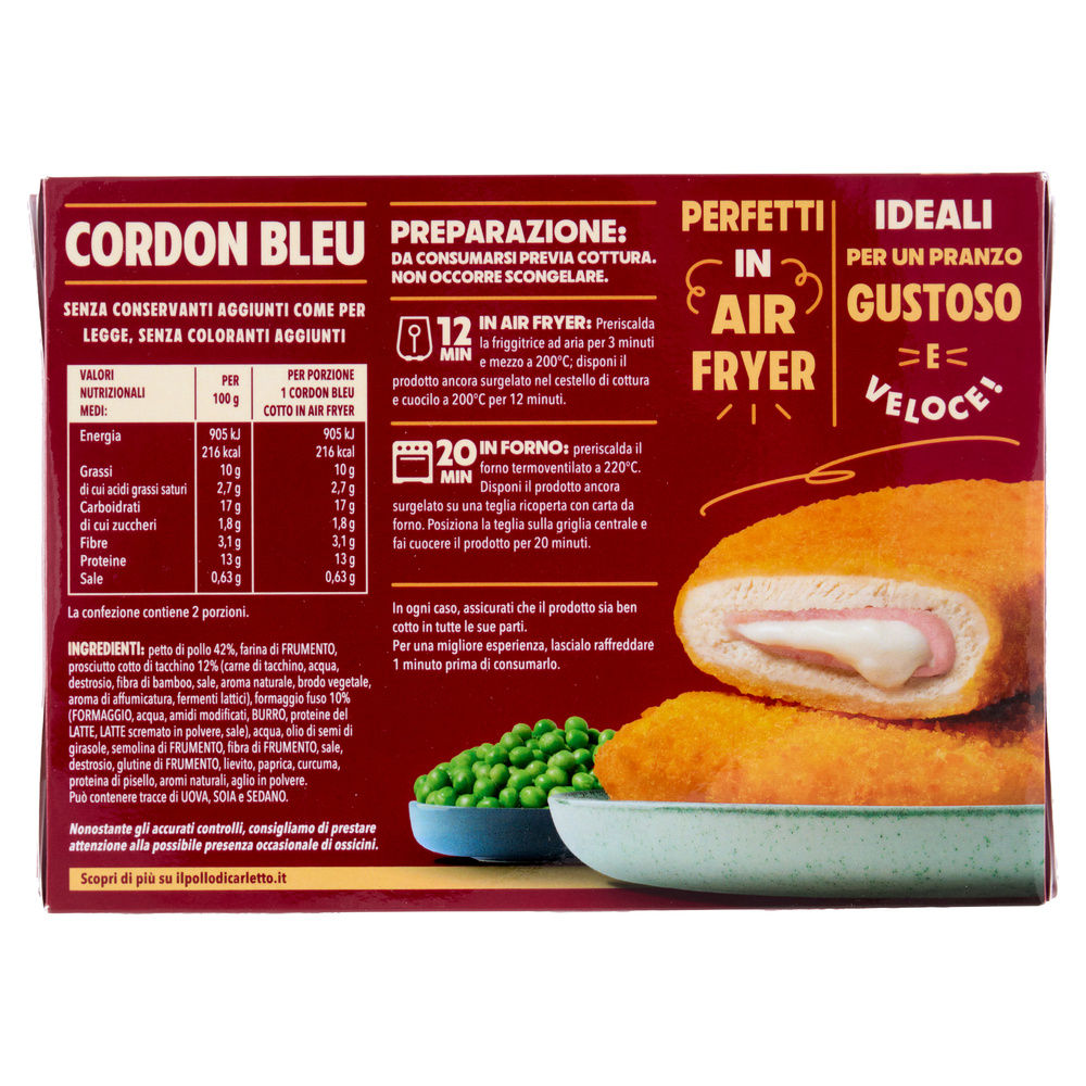 CORDON BLEU CON PETTO DI POLLO FINDUS CARLETTO X2 G200 - 4