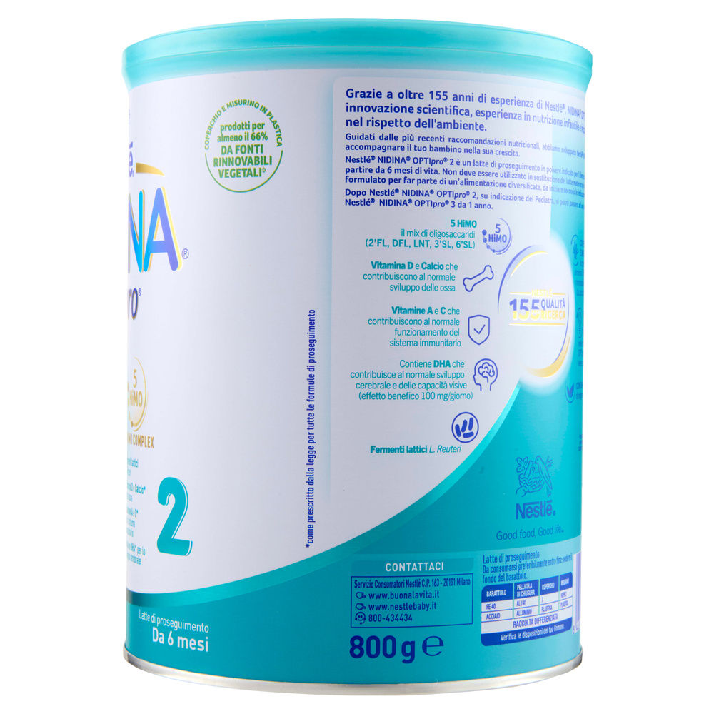 LATTE IN POLVERE NIDINA OPTIPRO 2 G 800 - 6