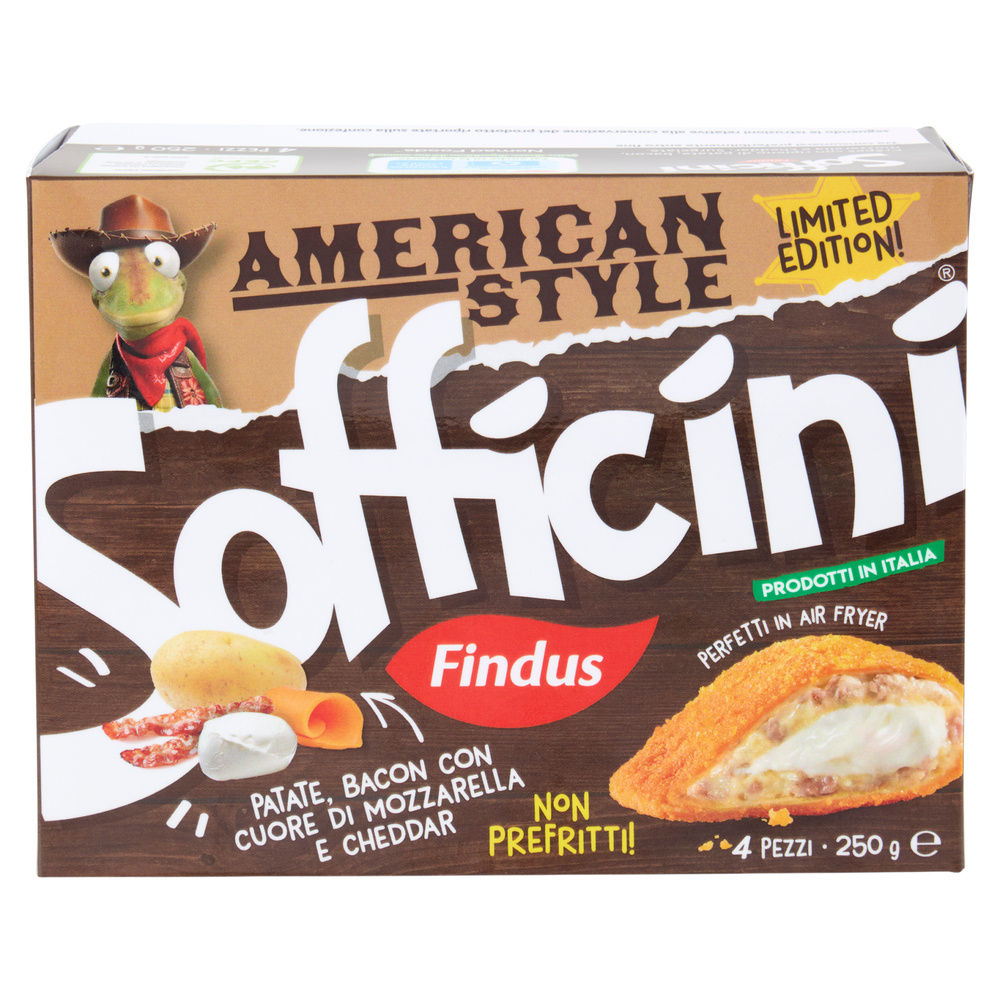SOFFICINI AMERICAN STYLE PATATE/BACON/MOZZ/CHEDDAR FINDUS X4 G 250 - 6